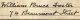 Bill Foster's signature on the 1911 census return
