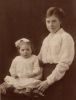 Nellie Lloyd and baby sister Hilda, 1920.