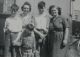 Family group:  Sisters Minnie Foster and Nellie Henon and children 1953
