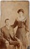 A wedding couple: Robert Ferguson and Nellie Singleton, 1906