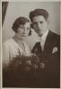 A wedding pair:  Richard Pinteritsch and Anna Mitterer, 1933